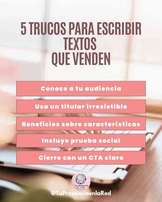 5 trucos para escribir textos que venden